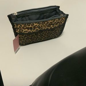 Purse Organizer Leopard print and Black